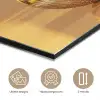 Goud - Disco - Glitter - Peer aluminium wit klein -closeup_NL