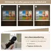 Landschap - 4 seizoenen - Natuur - Winter - Lente - Zomer - Herfst Light Box met batterij (Wandlamp) middel -USP_dimbaarNL