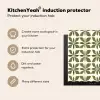 Botanisch - Retro - Groen Inductie beschermer vinyl 3mm middel 274 -vsfeer2_ENG