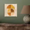 Cirkels - Geel - Minimalistisch plexiglas 5mm klein -sfeer3