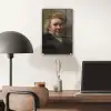 Zelfportret - Schilderij van Rembrandt van Rijn plexiglas 5mm klein -sfeer6