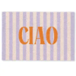 Ciao - Quote - Pastel - Strepen Deurmat klein -zkaufland3d