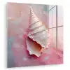 Schelp - Pastel - Pink plexiglas 5mm klein -zzzproduct_nieuw