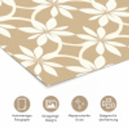 Bloemen - Patroon - Beige poster papier klein 62 -tcloseup_DE