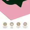 Roze - Tekstwolk - Groen - BLAH BLAH BLAH poster papier klein -closeup_NL