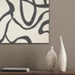 Abstract - Lijnen - Modern - Beige PET vilt klein -sfeer6_closeup