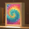 Regenboogkleuren - Tie dye - Light Box met kabel klein -zzz_3d_website