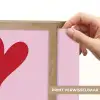 Love - Roze - Hart - Valentijn Light Box met batterij (Wandlamp) middel -USP_websiteprintNL