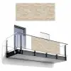 Bogen - Patroon - Beige Balkonbeschermer Duitsland klein 596 -3d