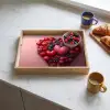 Fruit - Hartjes - Aardbeien - Frambozen - Bosbessen Dienblad Rechthoek middel -sfeer2
