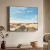 Duinen - Zomer - Landschap - Zee - Strand Textielframe - compleet frame klein -sfeer3