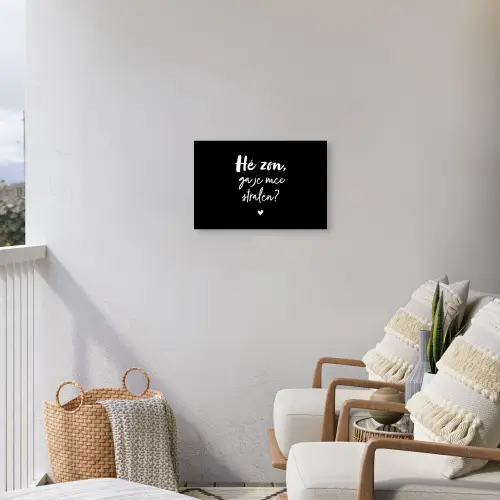 Quotes - Hé zon, ga je mee stralen? - Zomer - Tekst - Zon Tuinposter op houten frame 2 cm dik klein -sfeer1