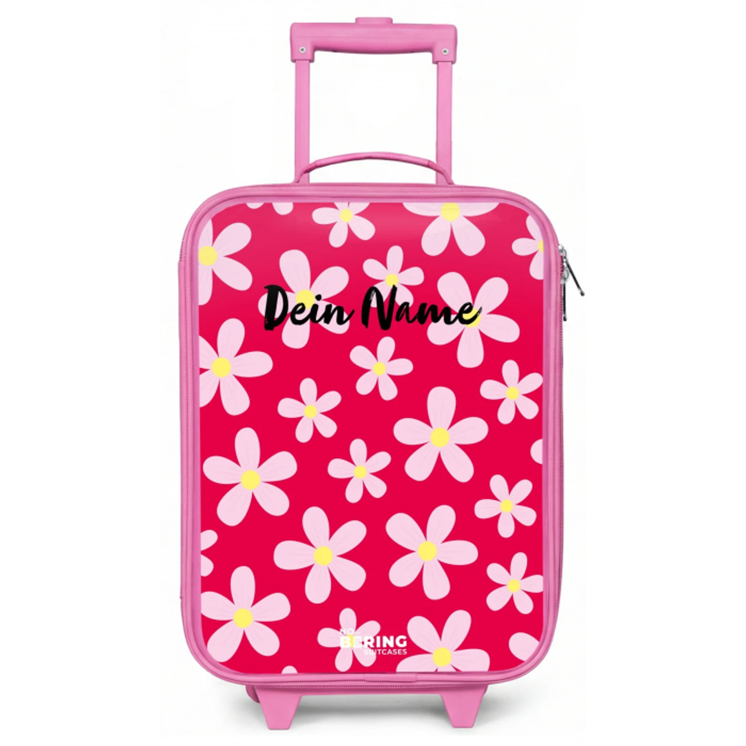 Madeliefjesmania hotpink Kinderkoffer - Roze klein -zz3dotto