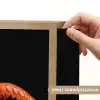 Kreeft - Oranje - Zwart - Opvallend Light Box met batterij (Wandlamp) middel -USP_websiteprintNL