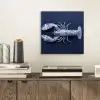 Kreeft - Porselein - Delfts - Blauw aluminium wit klein -sfeer1