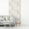 Subtiel - Structuur - Beige fotobehang vinyl groot 64 -woonkamer
