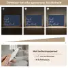 Fuck what they think - Blauw - Cursief Light Box met kabel (Tafellamp) klein -USP_dimbaarNL