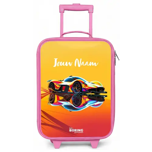 Sunbeam sprinter Kinderkoffer - Roze klein -zz3dotto