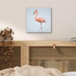 Flamingo - Zee - Roze aluminium wit klein -sfeer3