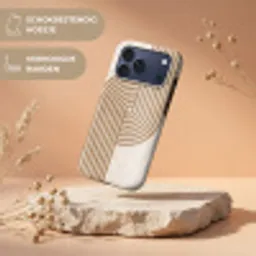 Symmetrische bocht - Koperkleurig Toughcase MagSafe Apple iPhone 17 Pro Max klein -USP_RandenV_NL