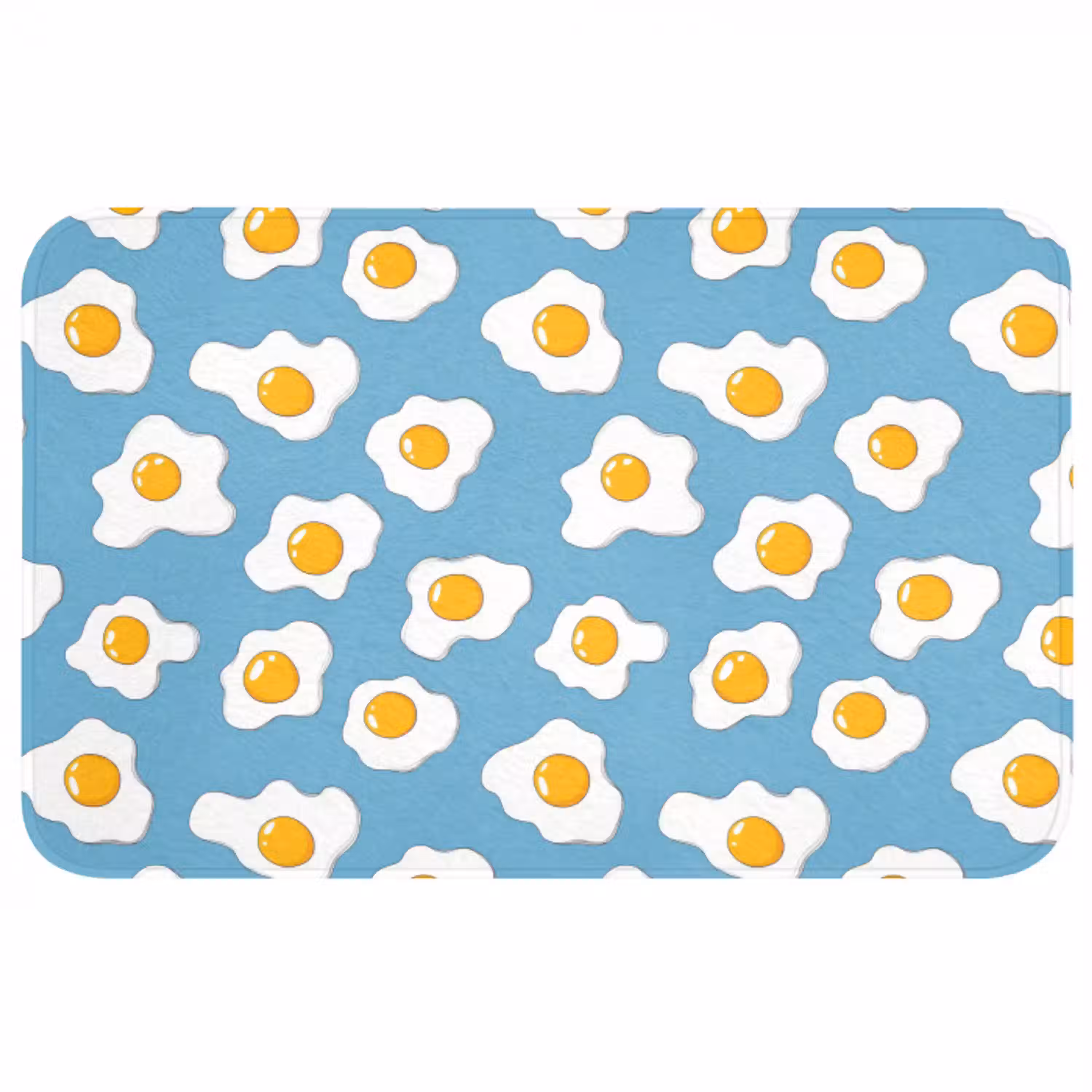 Eieren - Dooiers - Blauw Badmat middel 997 -3d