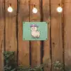 Alpaca - Groen - Bloemendiadeem tuinposter los doek klein -sfeer1