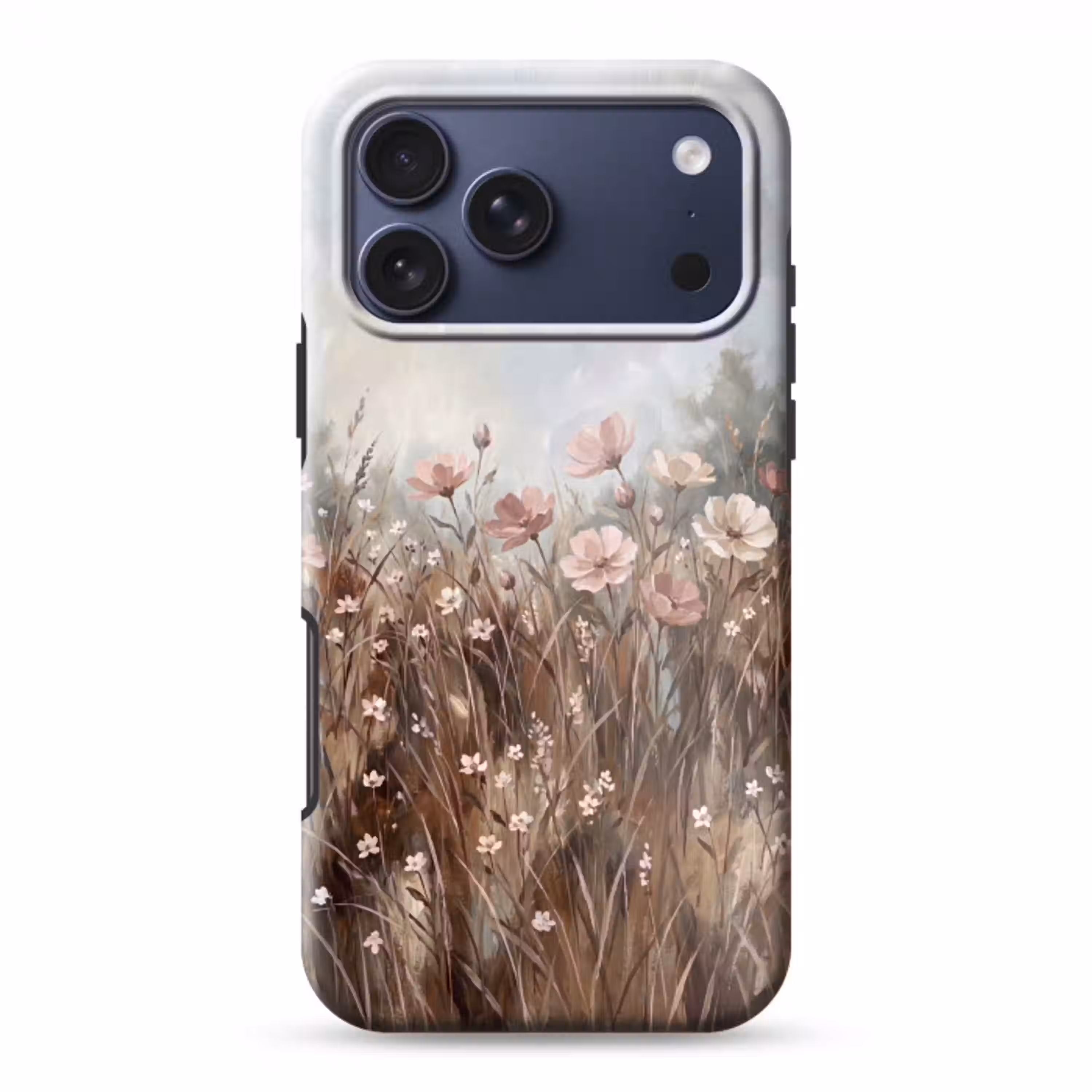 Bloemen - Botanisch - Schilderij - Pastel - Rustiek Toughcase MagSafe Apple iPhone 17 Pro Max klein -3d