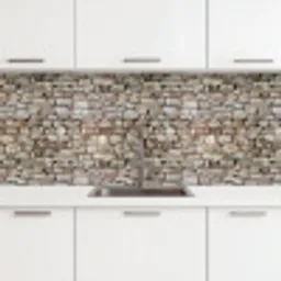 Ruw - Stenen - Muur - Natuurstenen keuken achterwand 2 middel 871 -3d