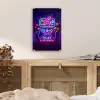 Gaming - Neon - Play - Blauw - Nacht - Controller plexiglas 5mm klein -sfeer4