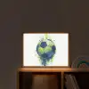 Illustratie - Abstract - Voetbal - Verfspatten Light Box met batterij (Wandlamp kind) middel -sfeer1_kind