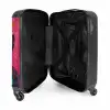 Chimpansee met bril in graffiti stijl NBS - Handbagage koffer - Kinderen Unisex middel -binnenkant