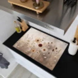 Wilde bloemen - Botanisch - Vintage - Natuur - Rustiek Inductie beschemer met haakjes klein -sfeer1