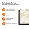Goud - Licht - Nerf - Marmer Inductie beschermer vinyl 3mm klein 276 -zzzzzzz-td-ups