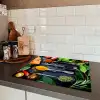 Kruiden - Lepels - Keuken - Specerijen Inductie beschermer vinyl 3mm groot -sfeer3