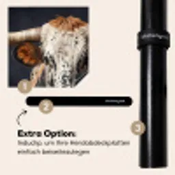 Stier - Kleurrijk - Hoorns Inductie beschermer vinyl 3mm middel -zzzzzzz-induclip_DE