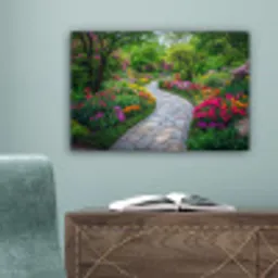 Park - Bloemen - Tuin canvas 2cm klein -sfeer4
