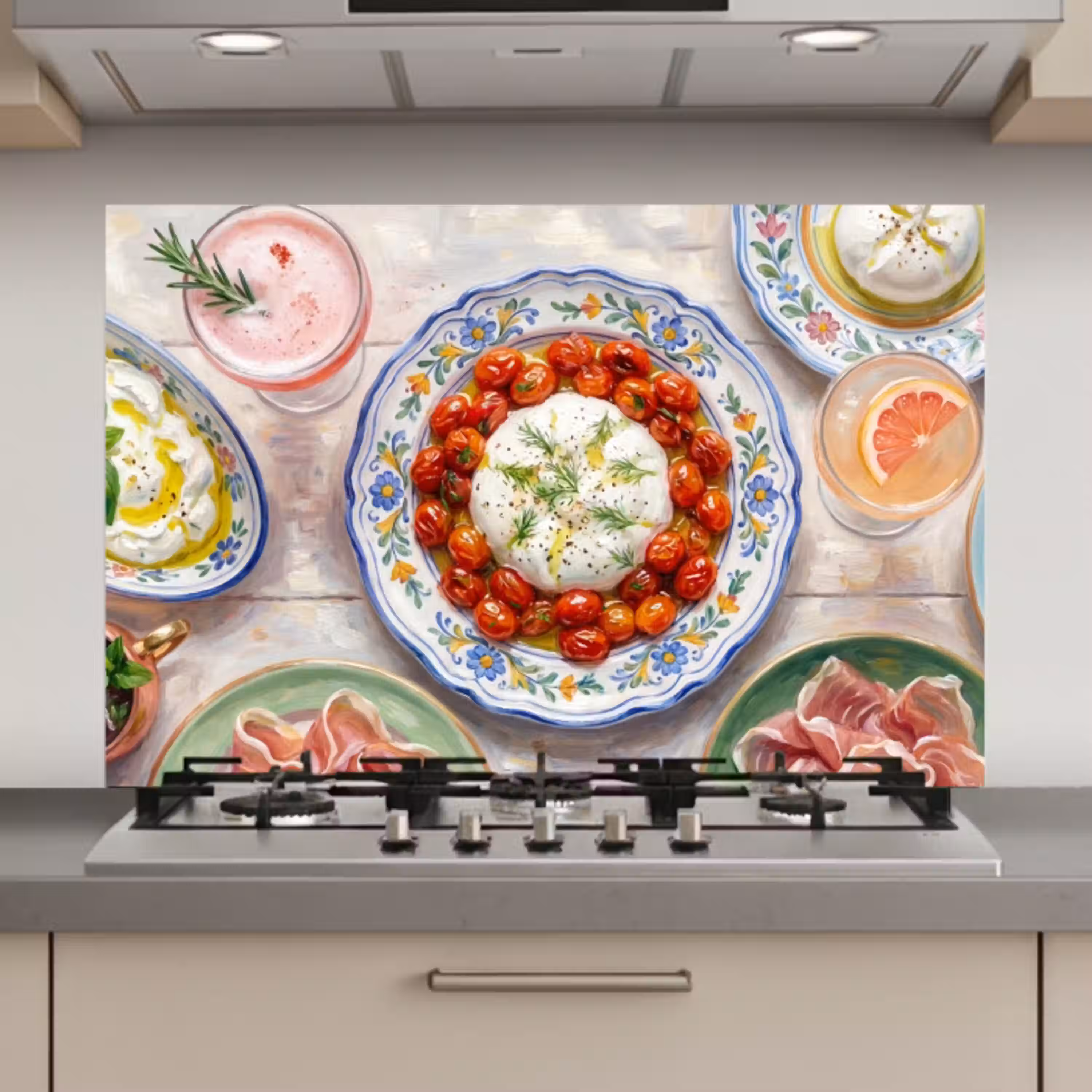 Eten - Tafel - Divers - Modern keuken achterwand spatscherm klein -3d_website