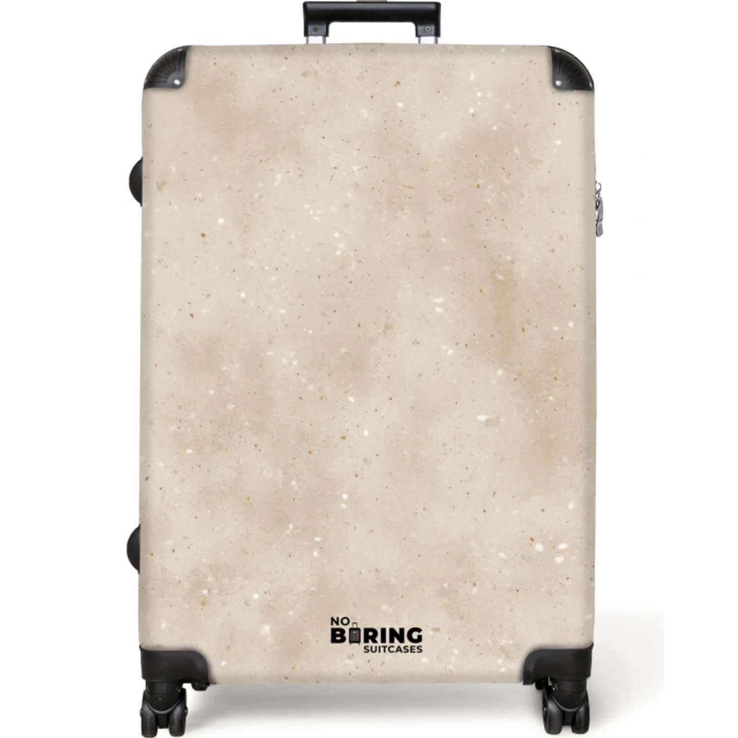 Structuur - Spikkels - Beige NBS - Large koffer - Volwassenen Unisex groot -zzzzzzzzkaufland2