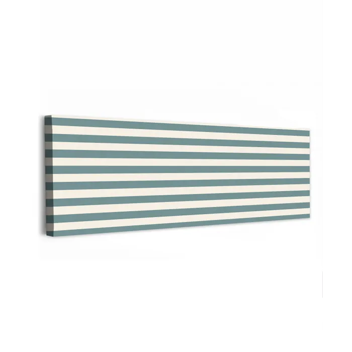 Strepen - Modern - Blauw canvas 2cm klein 828 -z3d
