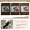 Abstract - Luipaard - Kleurrijk Light Box met batterij (Wandlamp) middel -USP_dimbaarNL