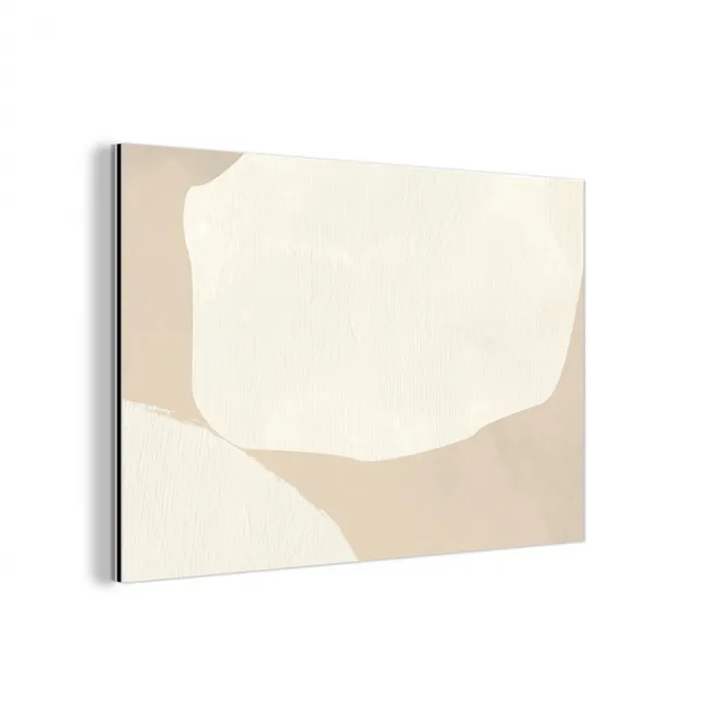 Beige - Abstract - Modern aluminium wit klein -3d