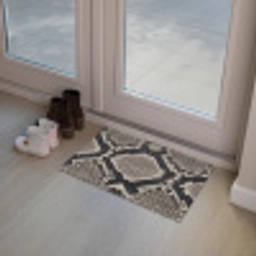 Slangenleer - Patroon - Beige Deurmat klein -sfeer3