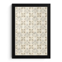 Tegel - Motief - Beige fotolijst zwart zonder passe partout klein 224 -3d