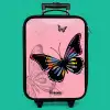 Bubblegum butterfly Kinderkoffer - Zwart klein -zzz_website3d_nbs