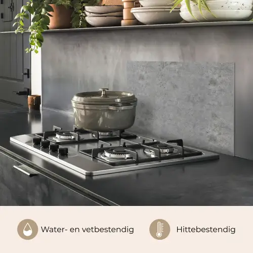 Beton - Industrieel - Patronen keuken achterwand spatscherm klein 900 -usp_NL