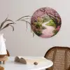 Kersenbloesem - Natuur - Sakura - Pad - Japanse tuin Wandcirkel kunststof plaat 5mm dik klein -sfeer4
