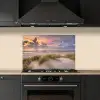 Zonsondergang - Duin - Strand - Planten - Zee keuken achterwand spatscherm klein -sfeer1