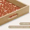 Terrazzo - Patroon - Klei Dienblad Rechthoek middel 911 -USP_HandgreepNL