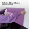 Follow your dreams - Paars - Penseeltextuur Inductie beschemer met haakjes klein -ky-ophangen-de