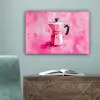 Roze - Verf - Coffee canvas 2cm klein -sfeer4